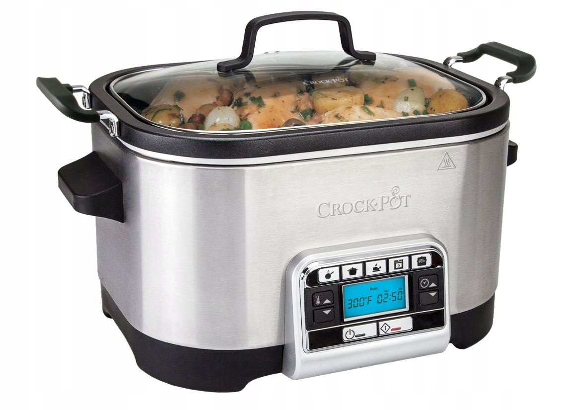 Pomalý hrniec Crock-Pot CSC024X 5,6 l strieborný/sivý 1200 W