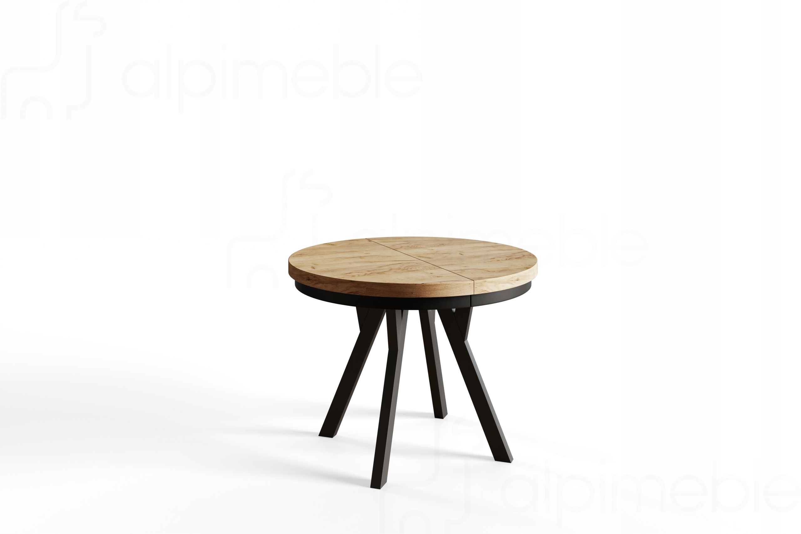 Stół rozkładany EVO 80/130 okrągły Z MASKOWNICĄ Funkcje rozkładany