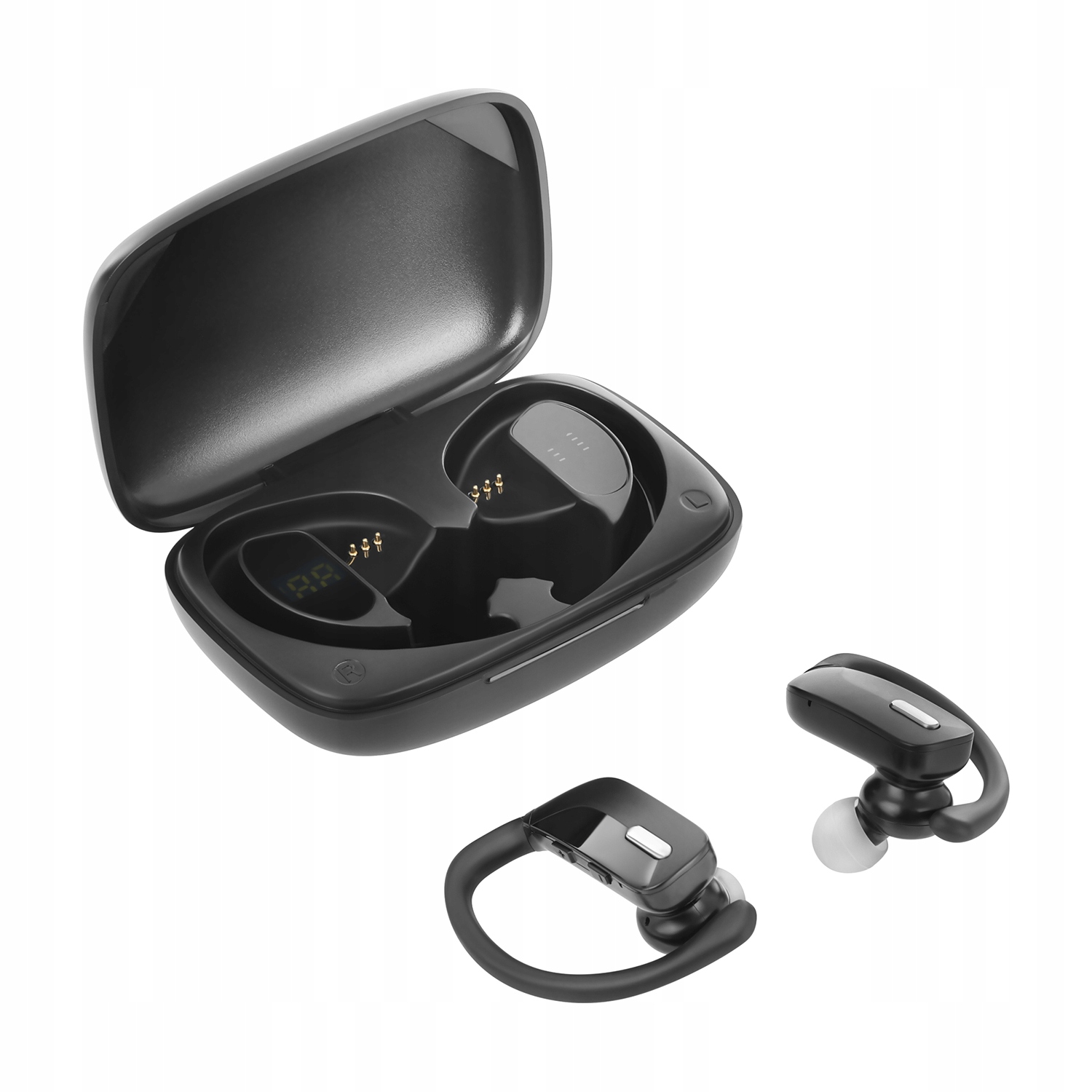 SŁUCHAWKI BEZPRZEWODOWE DOUSZNE SPORTOWE BLUETOOTH 5.3 + EDR POWERBANK LED Marka DREAM