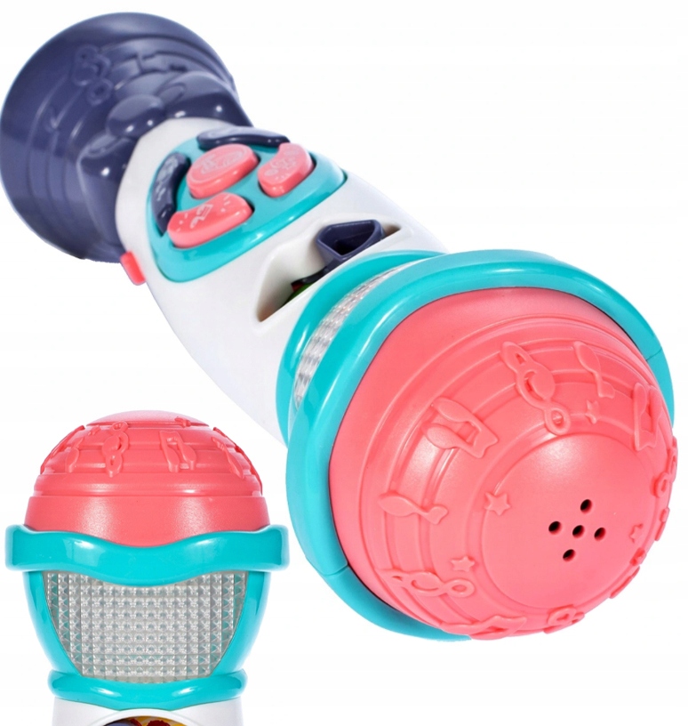 Mikrofon Karaoke do Ręki dzieci Bezprzewodowy Nagrywanie Modulacja Głosu Wiek dziecka 12 m +