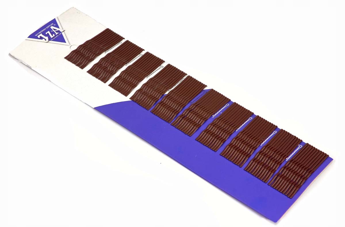 

Wsuwki Do Włosów Koka Brązowe Iza 6cm 100szt mocne