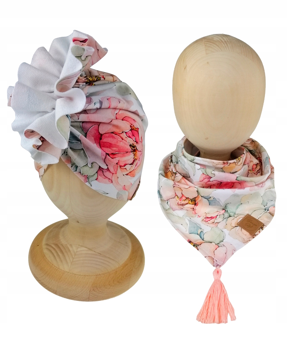 

Zestaw Czapka turban + Chusta rozmiar 52-55