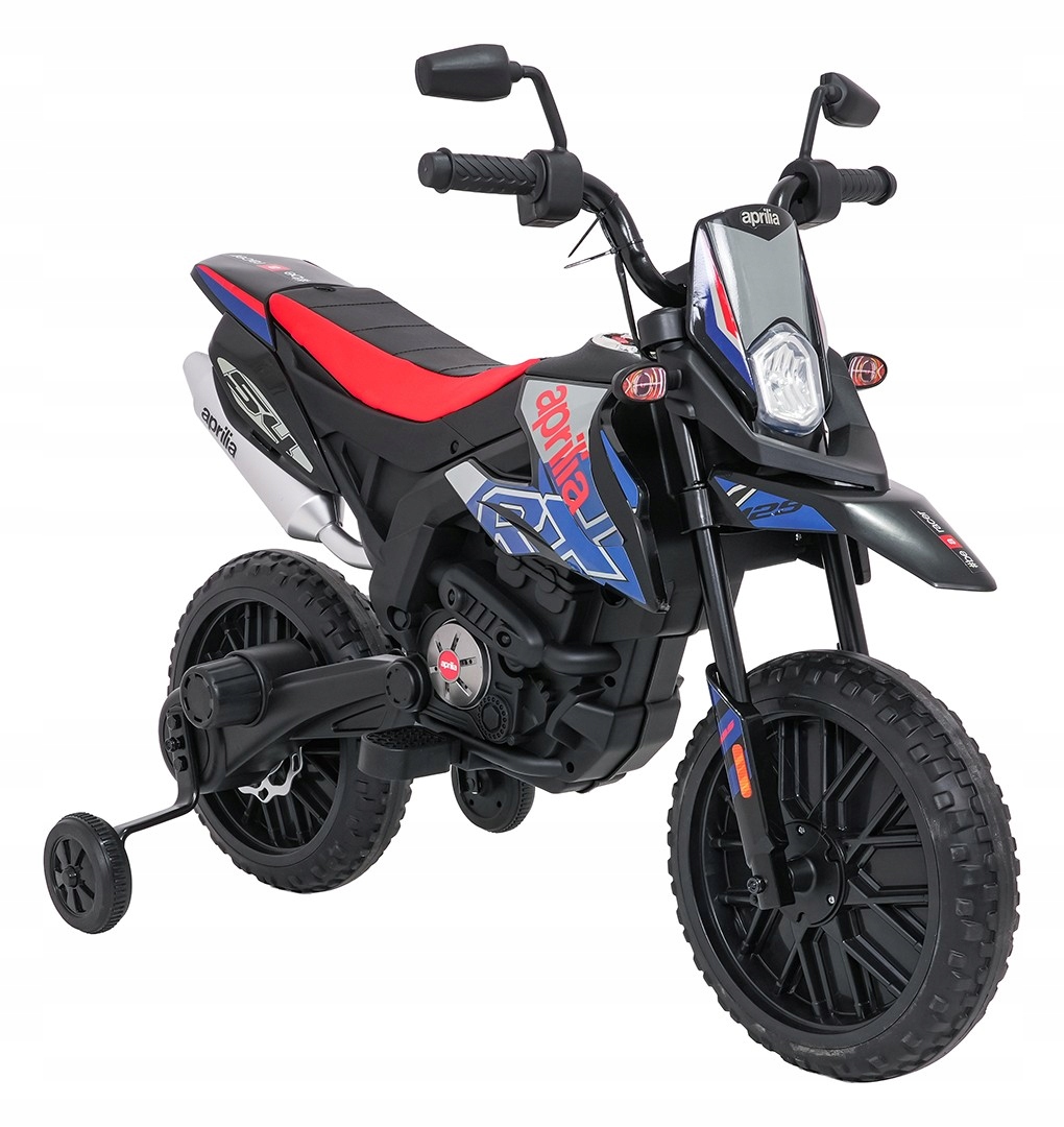 stabilny Motor Na Akumulator dla dzieci Aprilia Rx boczne kółka 2 silniki
