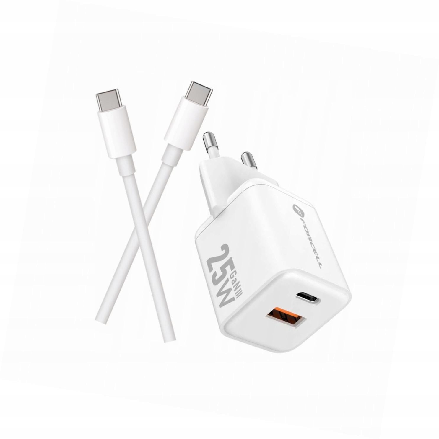 Szybka ładowarka Gan 25W z długim kablem Usb-c do Samsung Galaxy S21 Fe 5G