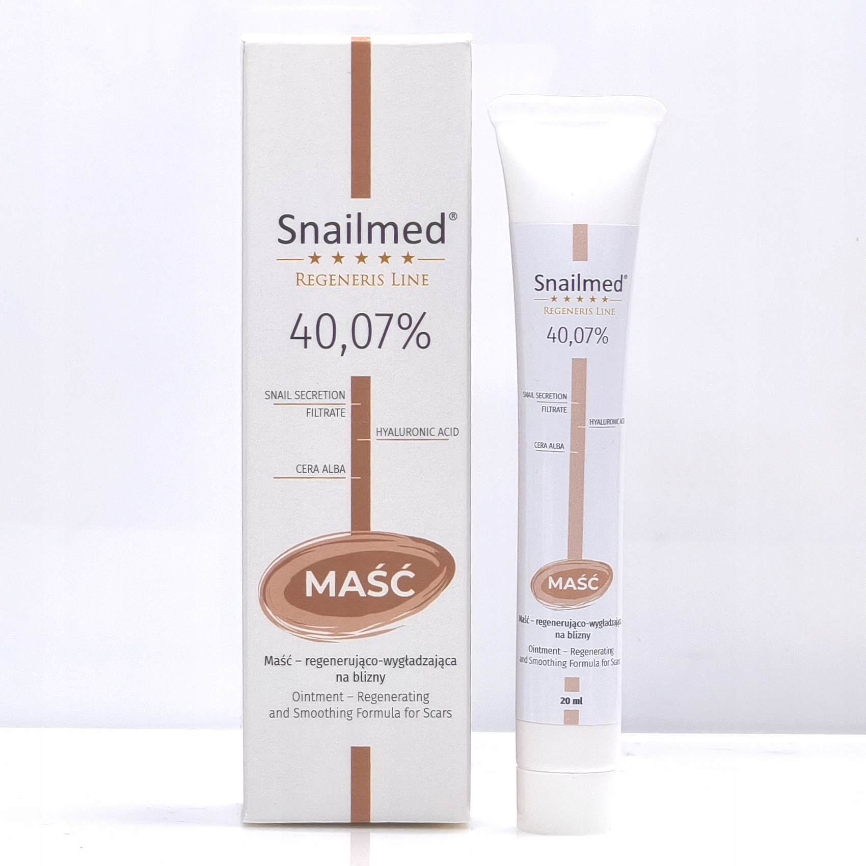 Maść na Blizny Snailmed po Laserze Medycyna Estetyczna Wygładza 20ml