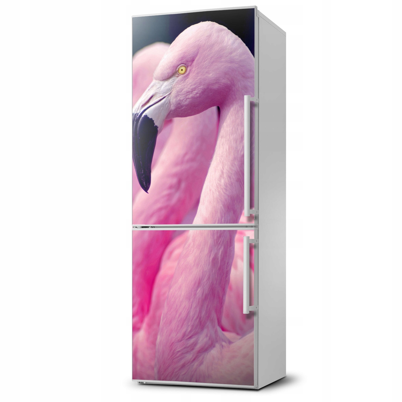 

Naklejka Magnes na lodówkę Flamingi 60x180