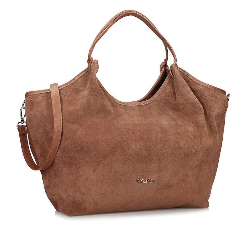 Dámská kabelka Ryłko R40839TB_3LJ červená s koženým zipem