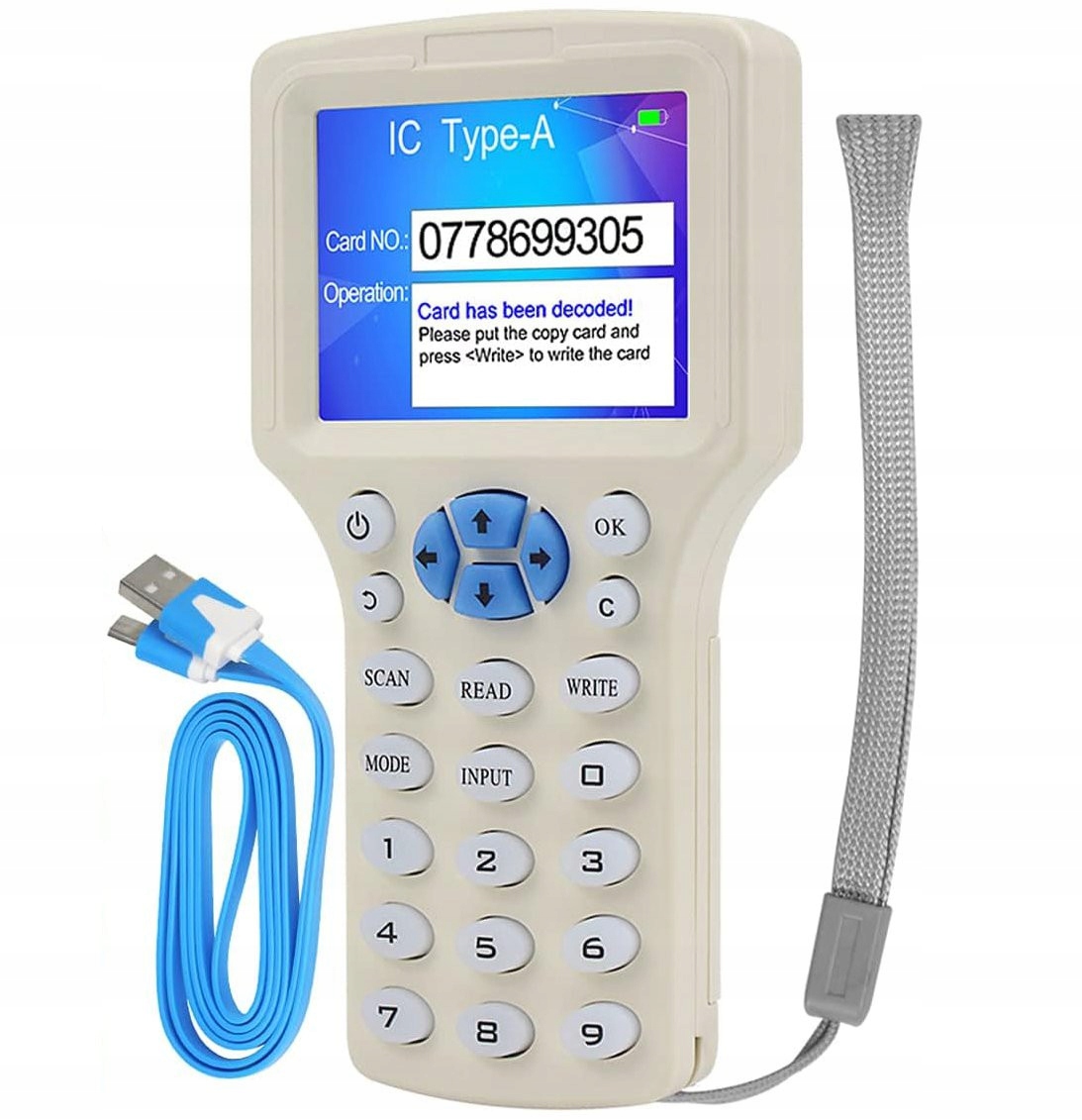 PROGRAMATOR KOPIARKA RFID 125kHZ - 13.56MHZ