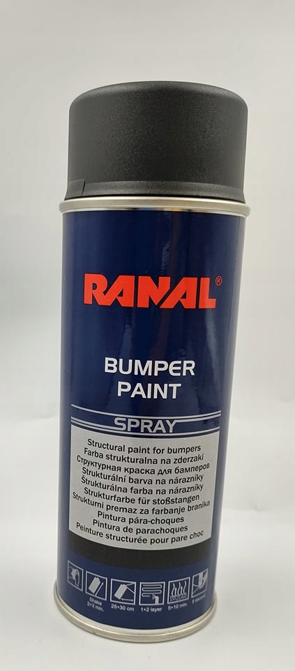 

Lakier strukturalny do plastiku spray 400ml grafit