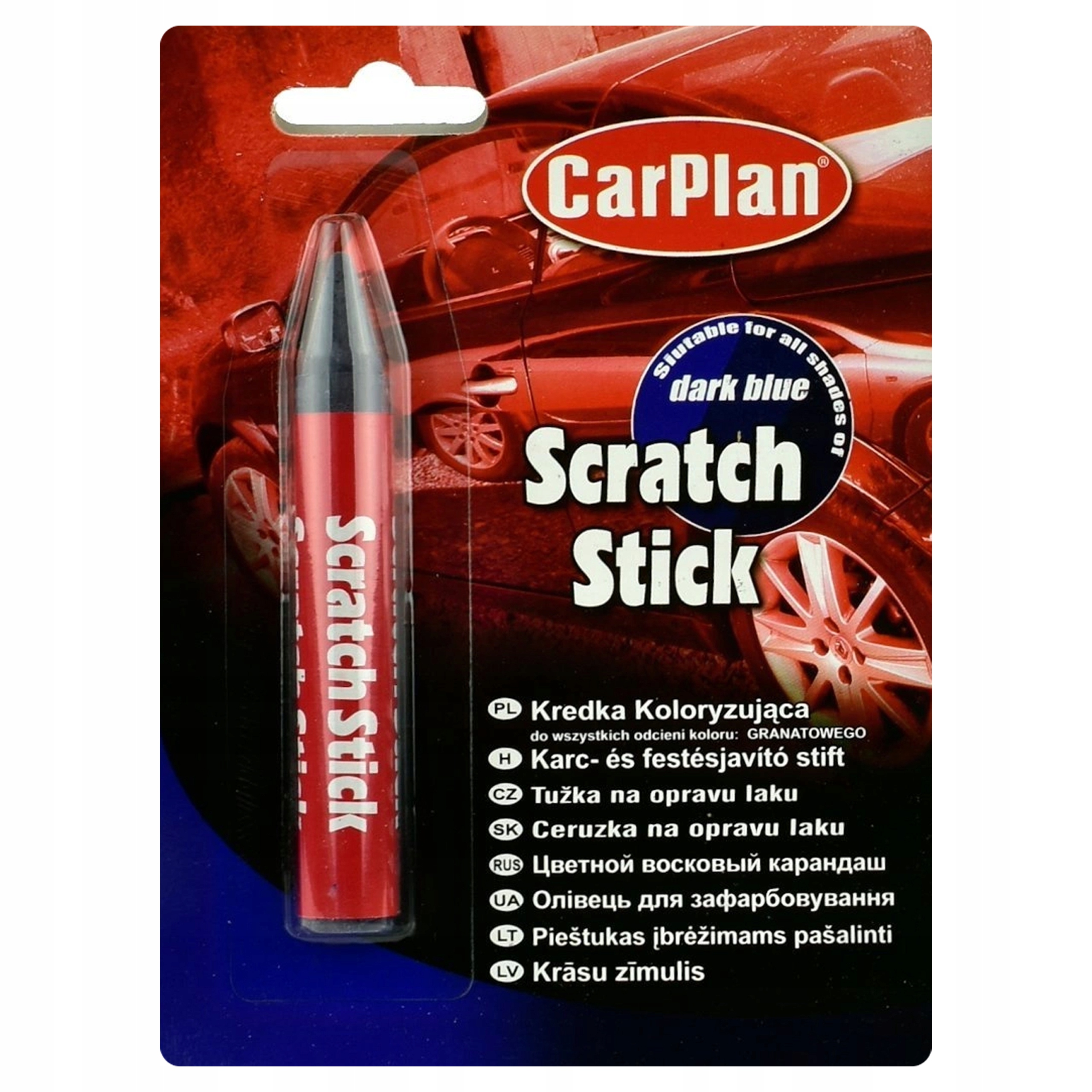 Pasta do usuwania rys na lakierze Zestaw kredka wosk pad NIEBIESKI K2 Rodzaj kredki, pisaki