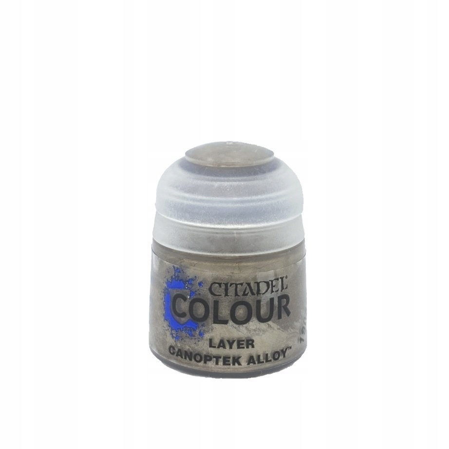 Farba Citadel Layer Canoptek Alloy 12ml Warhammer Metaliczna Srebrna Cyna