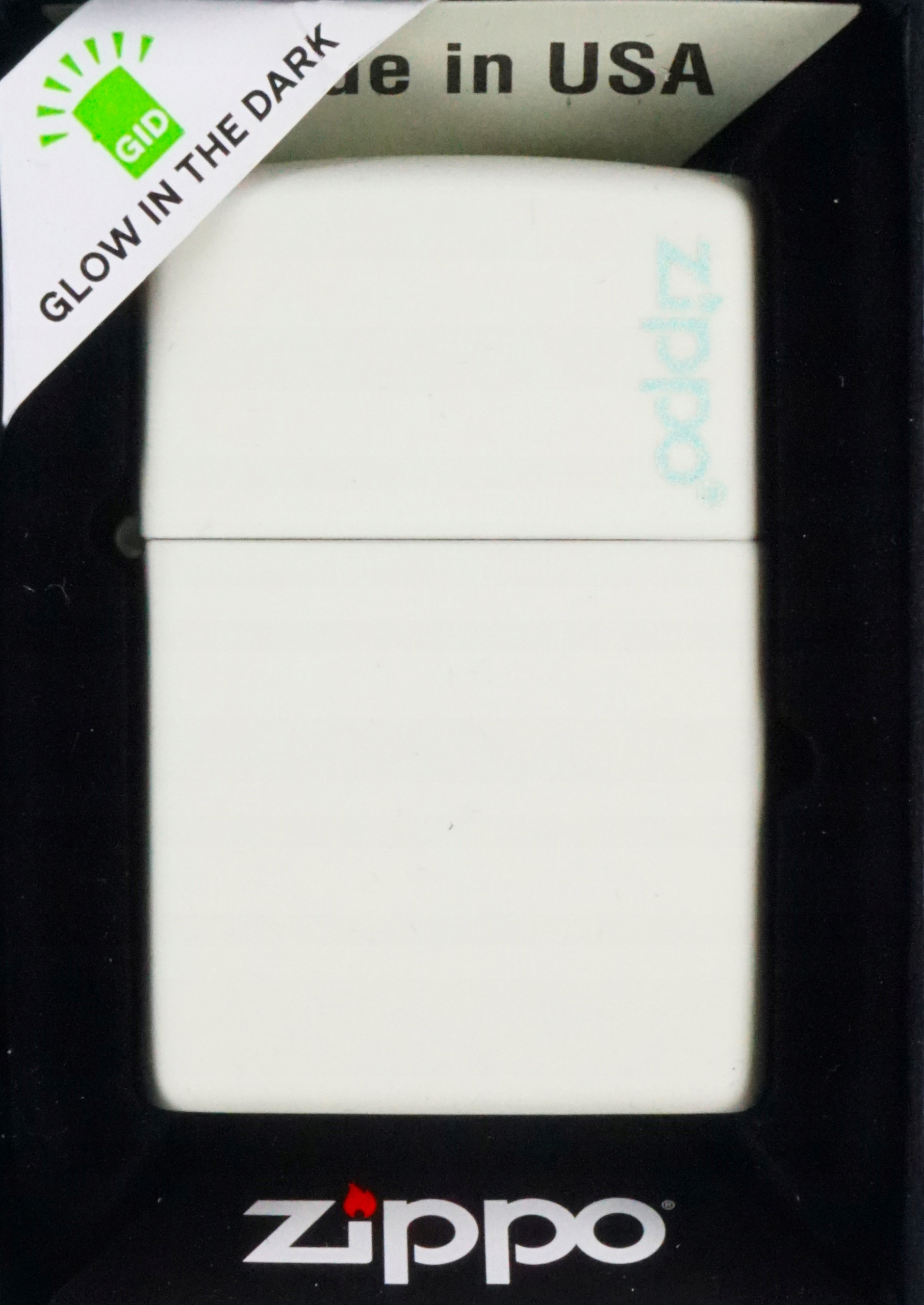 Zapalovač Zippo Glow In Dark Logo 60005856 Větruodolný benzínový