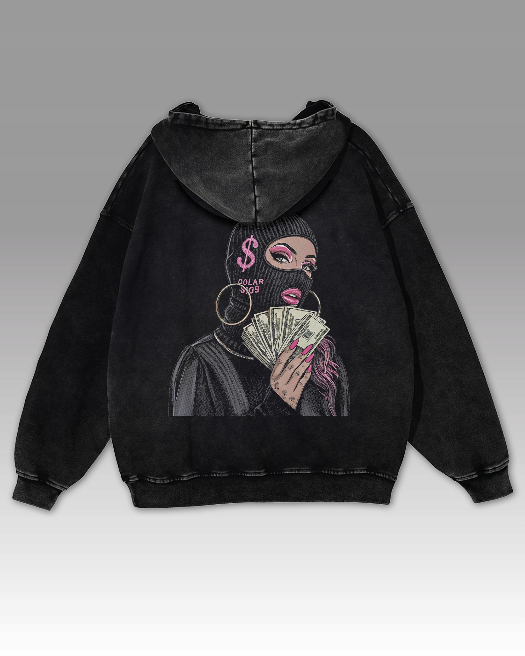 Oversize mikina Kasa Laska s kapucí XL