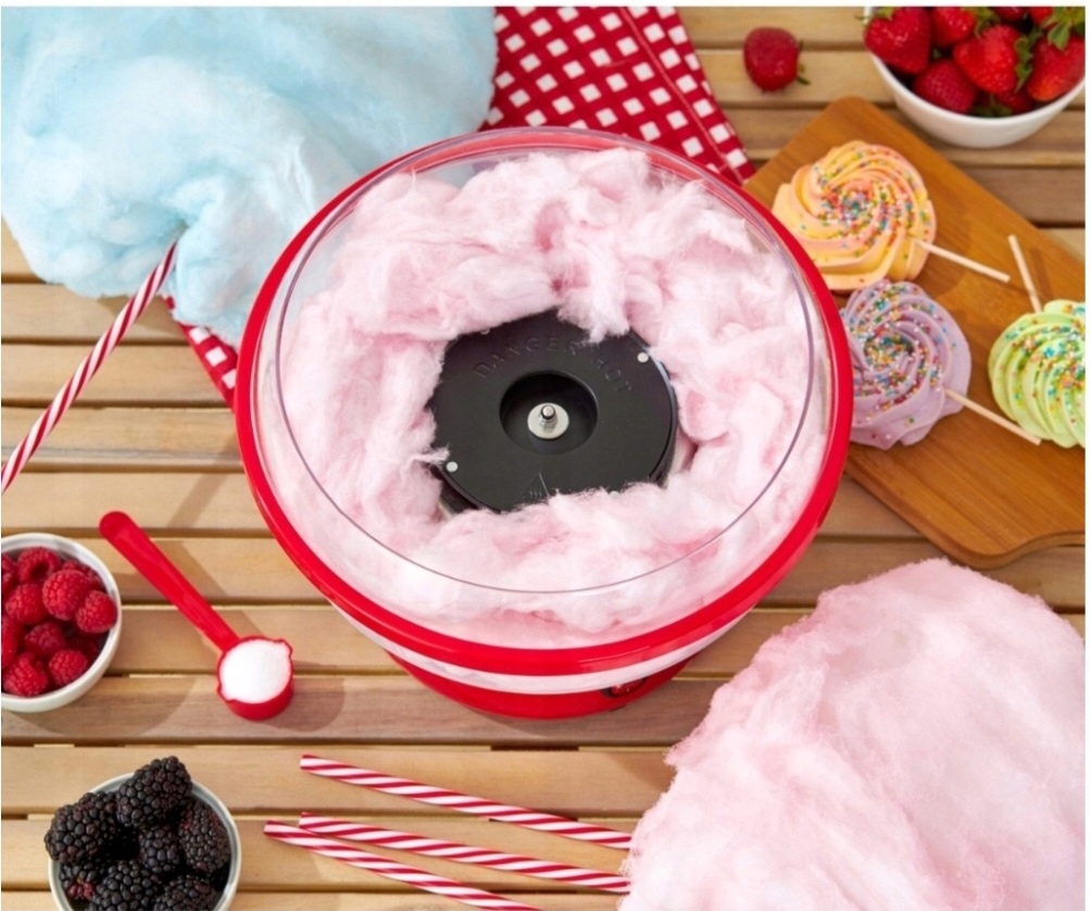 Urządzenie maszynka do waty cukrowej Hoffen czerwo Kod producenta 079/21