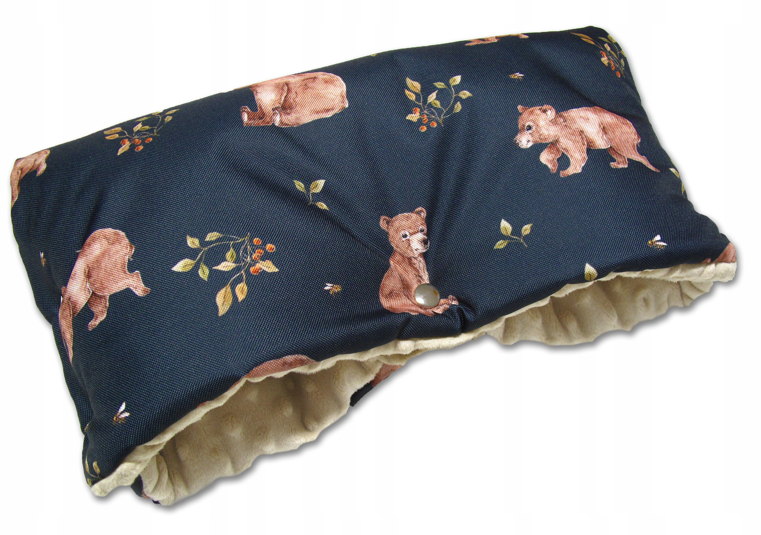 MUFKA do wózka MINKY __ WODOODPORNA __ PREMIUM Marka Dot-and-panda