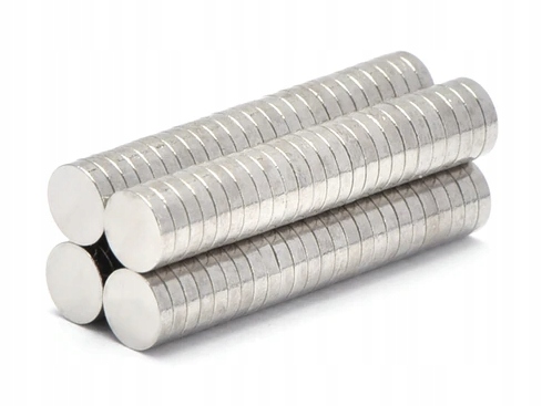 

Magnes Neodymowy Silny Walcowy 4X1 100 Sztuk