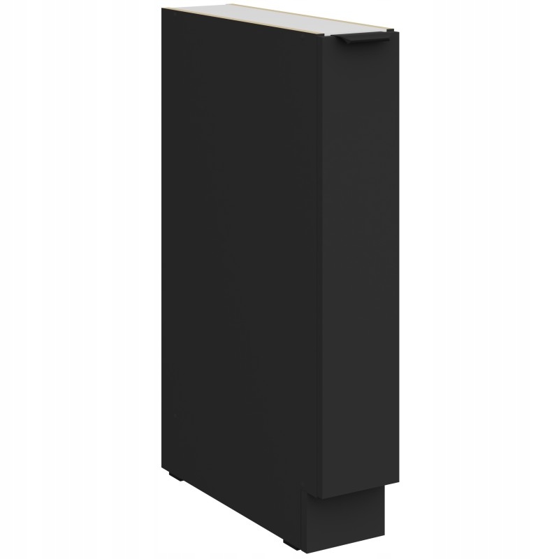 Kuchyňská skříňka cargo 15 Modulo výsuvný koš černý Afm