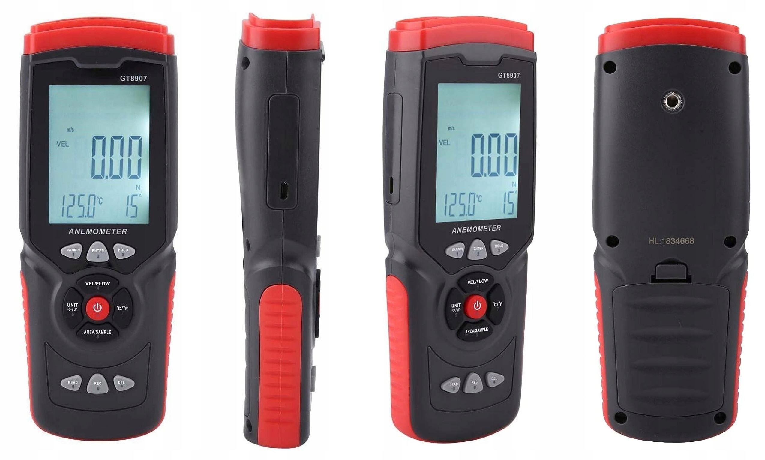 ANEMOMETR WIATROMIERZ MIERNIK WIATRU PRZEPŁYWU POWIETRZA DO KLIMATYZACJI CE Marka Benetech