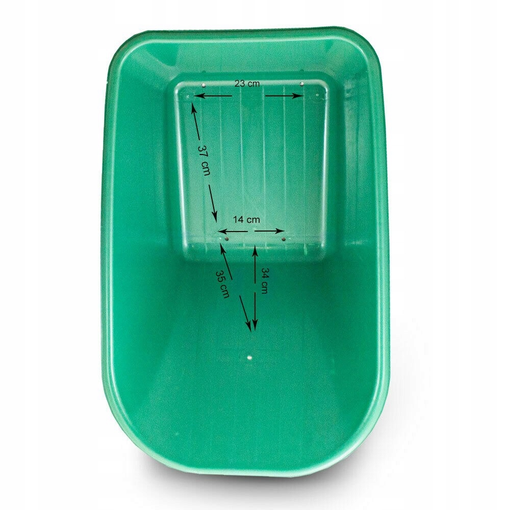 MISA DO TACZKI OGRODOWEJ BUDOWLANEJ 250KG PVC Marka Bituxx