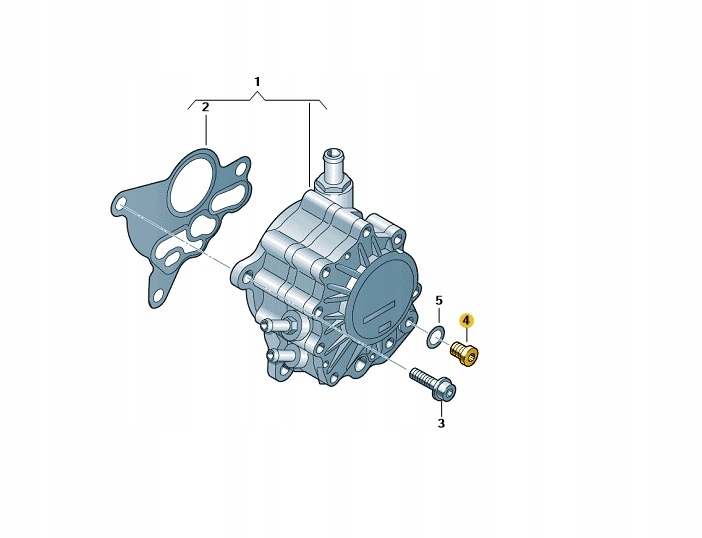 ŚRUBA ZAŚLEPIAJĄCA M12X1,5X12 VW ORYGINAŁ
