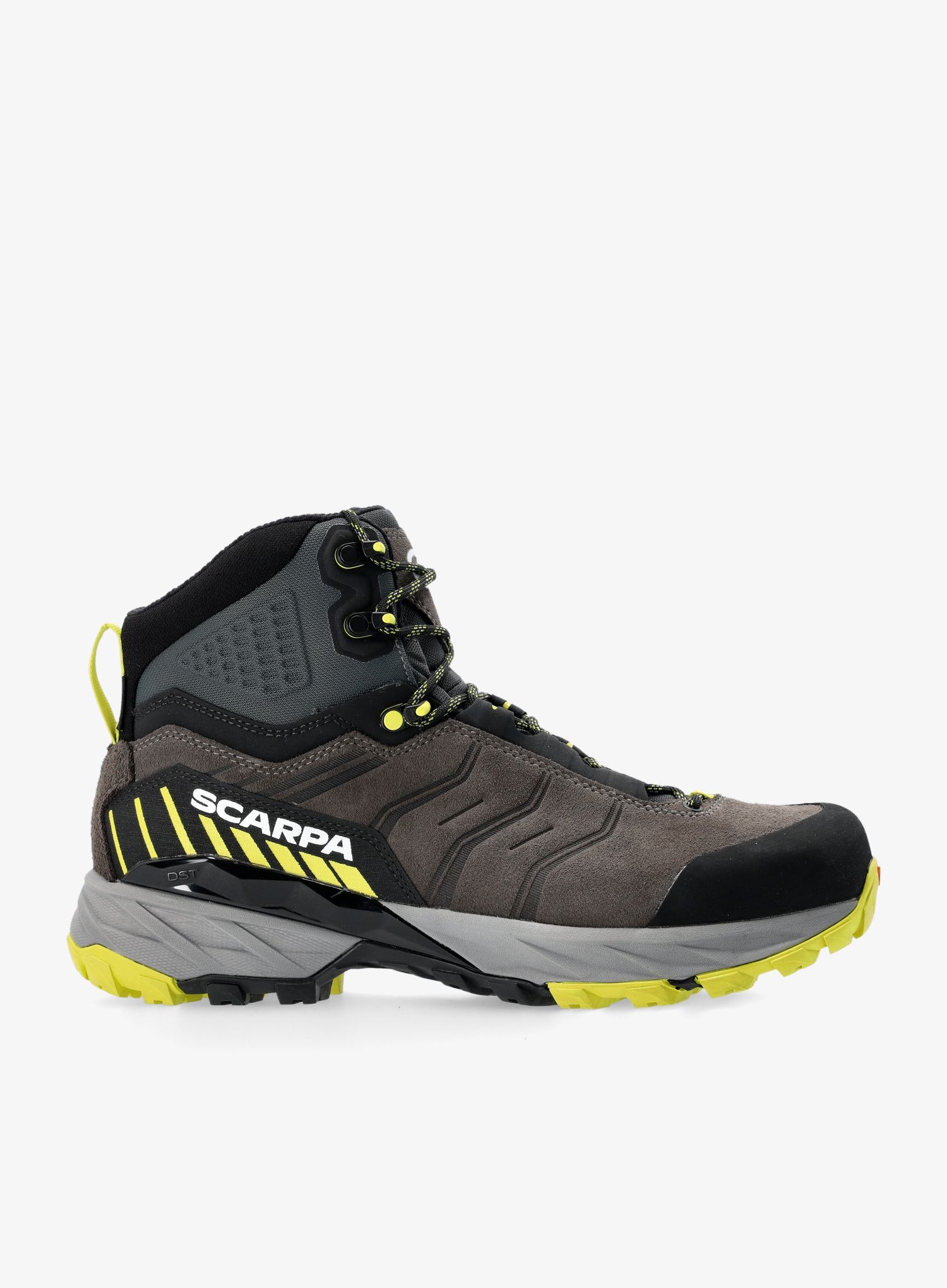 Vysoké trekové boty Scarpa Rush Trk Gtx titanium/lime 46,5