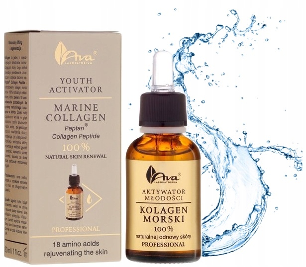 

Kolagen morski na twarz 100% Ava 30ml