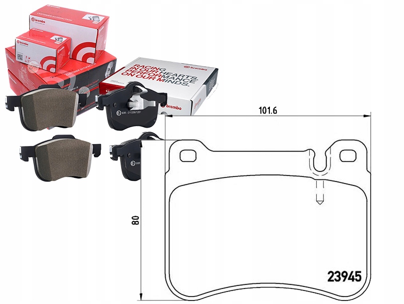 Brep 50 073 Brzdové Destičky Mercedes W203 C-klasa 0 Asistent řidiče #33