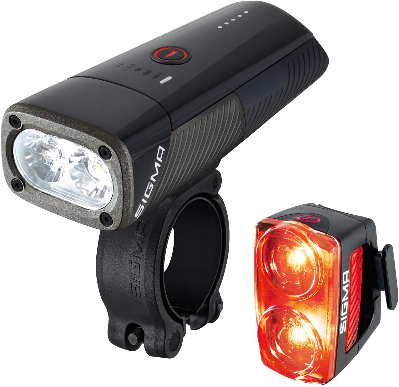 Markowy Zestaw Rowerowy Mocna Lampka Sigma Buster 1600 Lum Tył Stop Usb-c