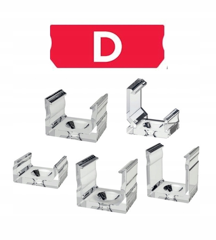 UCHWYT MONTAŻOWY DO PROFILU LED TYPU D LUMINES