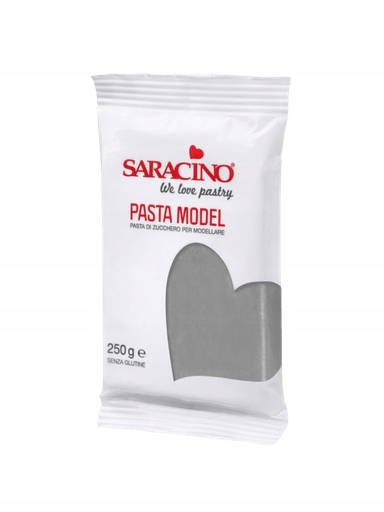 Levně Saracino Cukrová hmota Pasta Model Grey 250 g