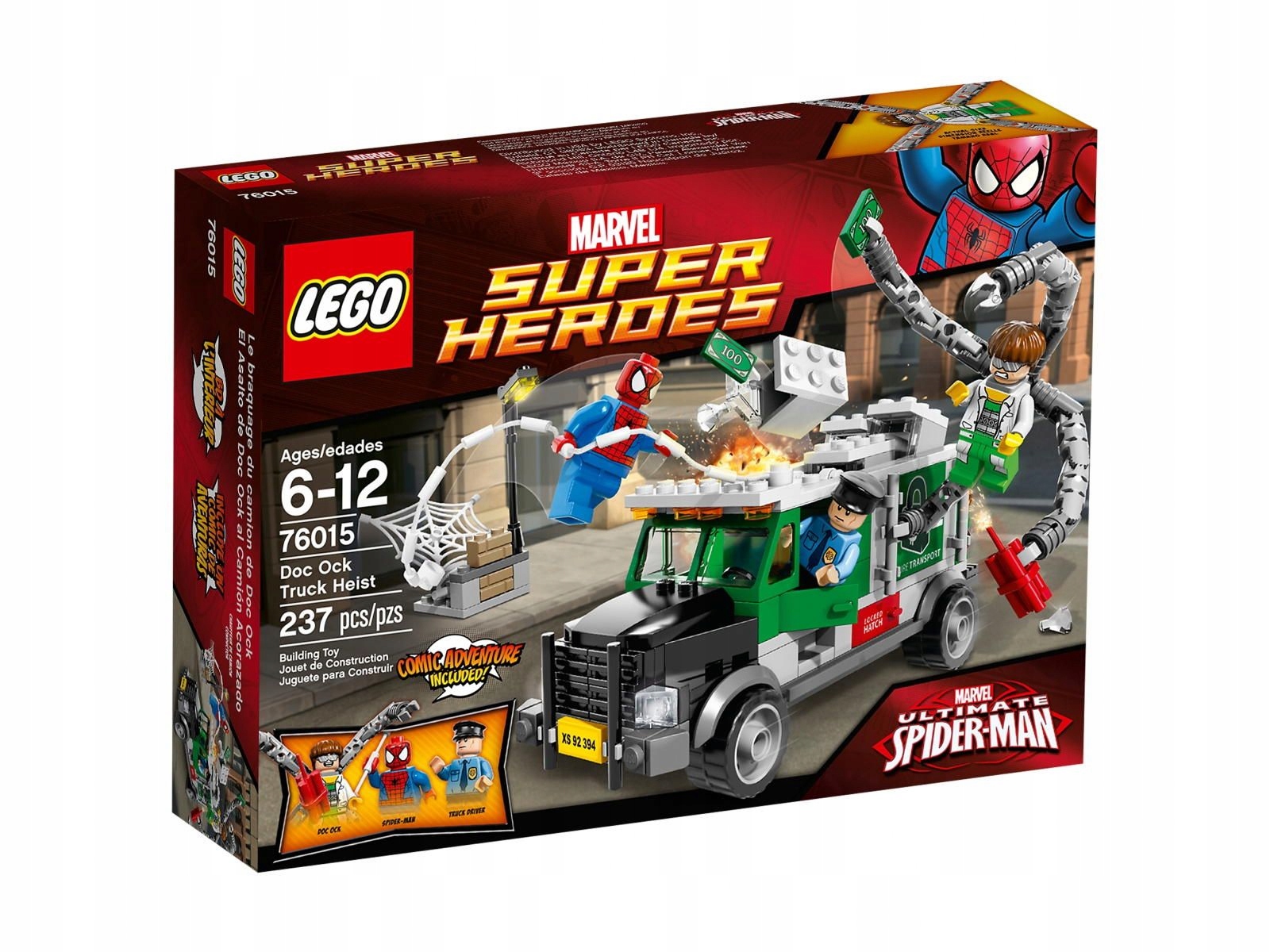 Lego Heroes 76015 Doc Ock Napad Ciężarówką