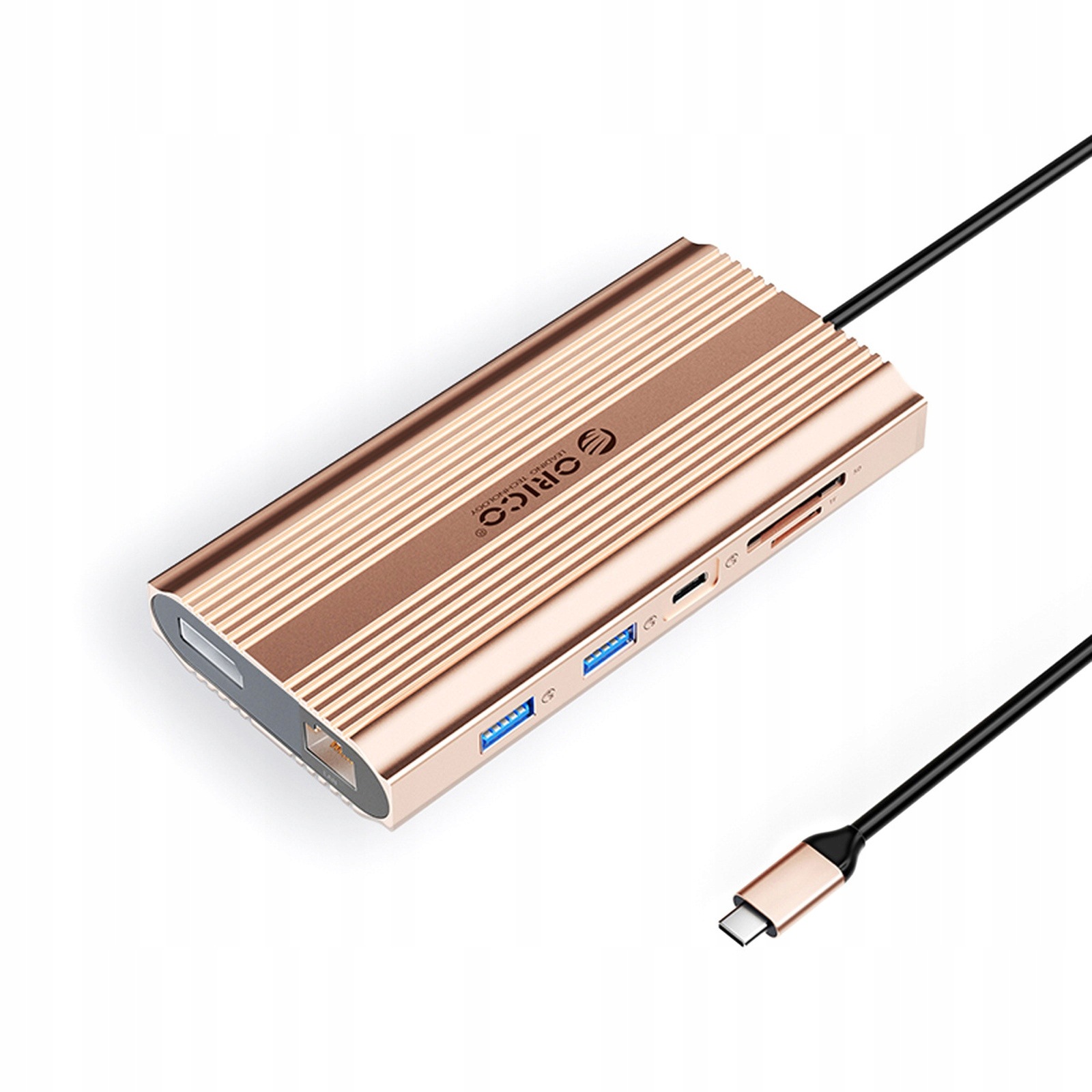 Hub stanice 12v1 Usb-c Usb-a Usb-c Hdmi DisplayPort RJ45 Sd Pd 100W 4K 100