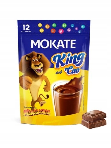 Levně 9 x Mokate King Cao Drink 150 g Kakao Přídavek vitamínů Kakaový nápoj v prášku