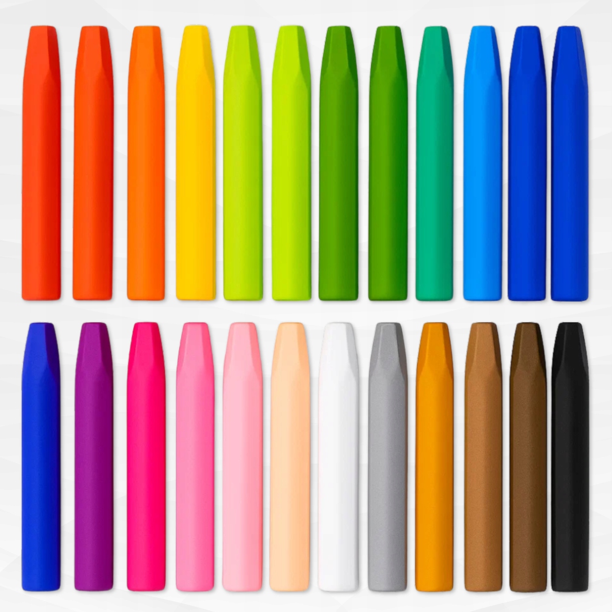 KREDKI ŚWIECOWE SZKOLNE ZESTAW 24 SZT DLA DZIECI DO SZKOŁY DLA MALOWANIA Płeć chłopcy dziewczynki