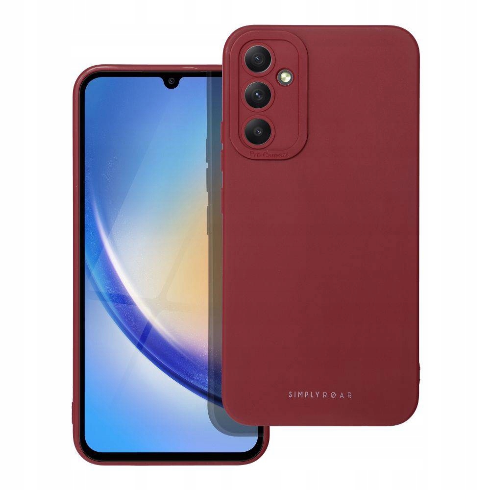 Etui Roar Luna Case Do Samsung Galaxy A34 5G Czerwony
