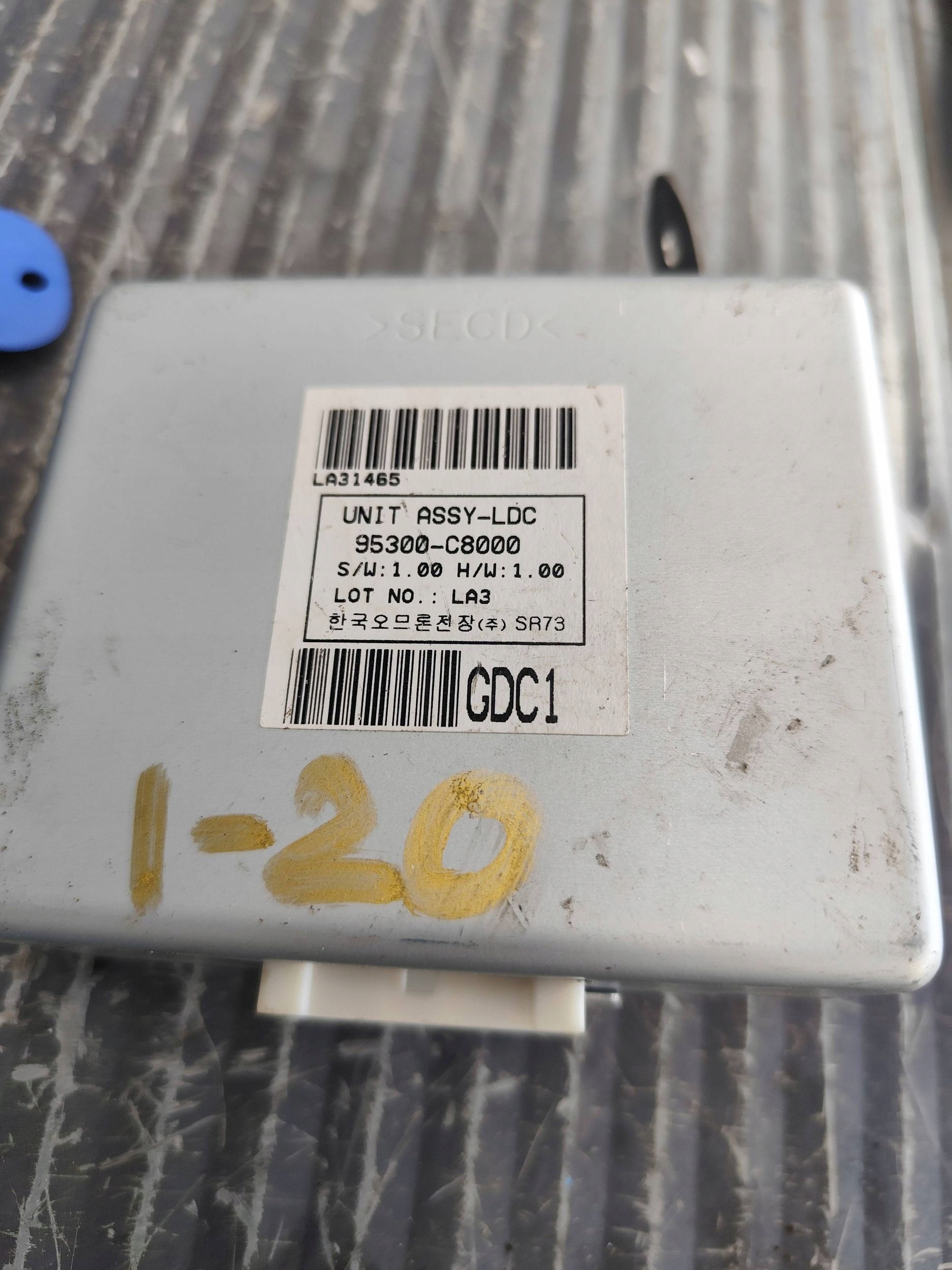 HYUNDAI I20 II 1.1 CRDI computer running board STARTOWY KOMPLET 391402A100