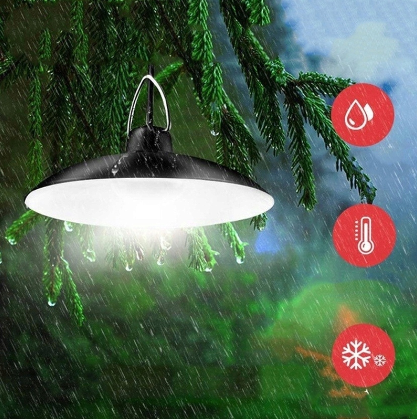 PODWÓJNA LAMPA SOLARNA LED OSOBNY PANEL ŻYRANDOL+PILOT Zawiera baterie tak