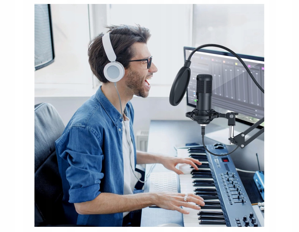 Profesjonalny mikrofon do podcastów SUDOTACK Model x