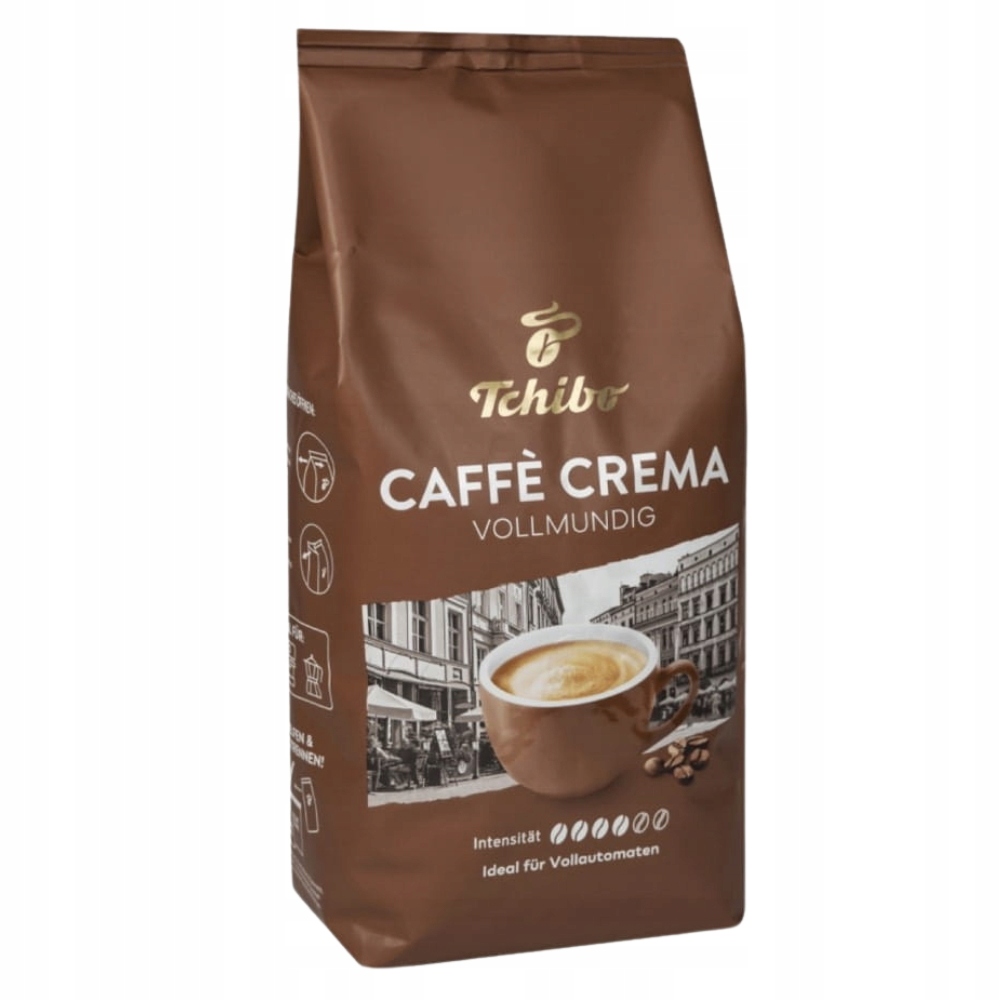 Levně Káva zrnková Tchibo Caffe Crema Vollmundig 1 kg 100% arabica