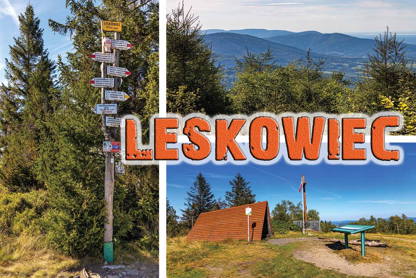 

Magnesy na lodówkę miasta - Leskowiec