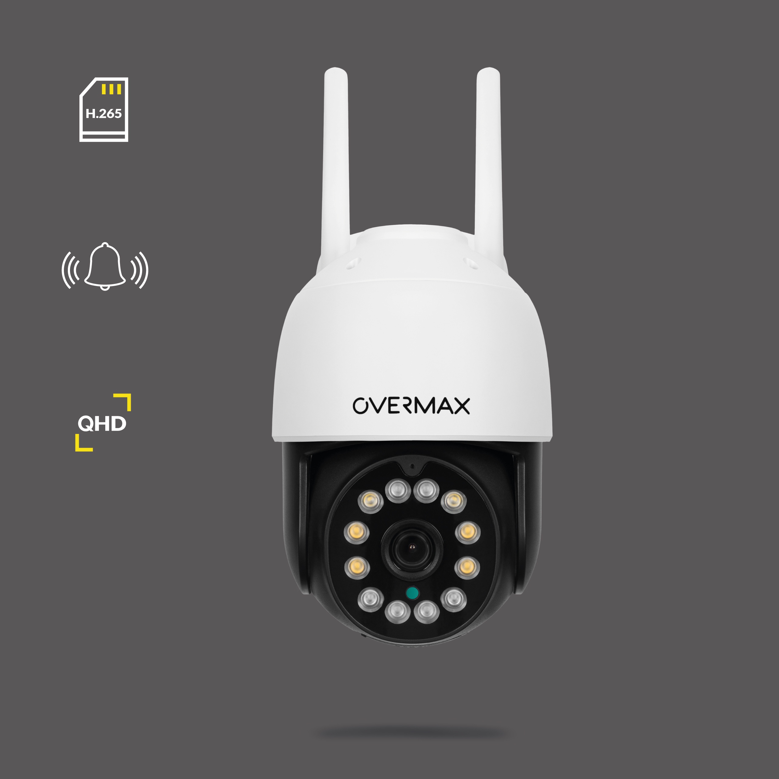 KAMERA ZEWNĘTRZNA OBROTOWA 25s LAN 12 DIOD LED IP66 WIFI Full HD 4x ZOOM Stan opakowania oryginalne