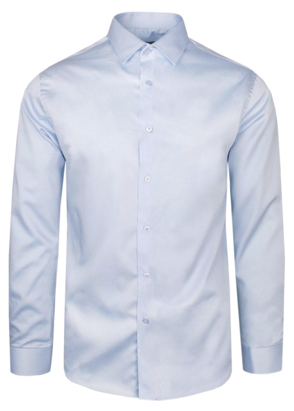 Elegantní pánská návštěvnická košile Victorio modrá, slim 42/176-182