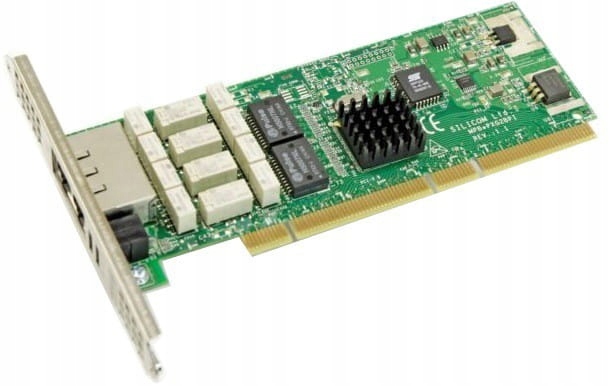 SILICOM DUAL PORT COPPER BYPASS 102-02541 PCI-X