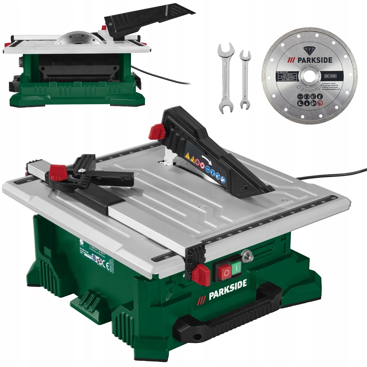 Przecinarka Do Glazury Na Mokro Parkside Pfs A1 800 W Tarcza Diamentowa