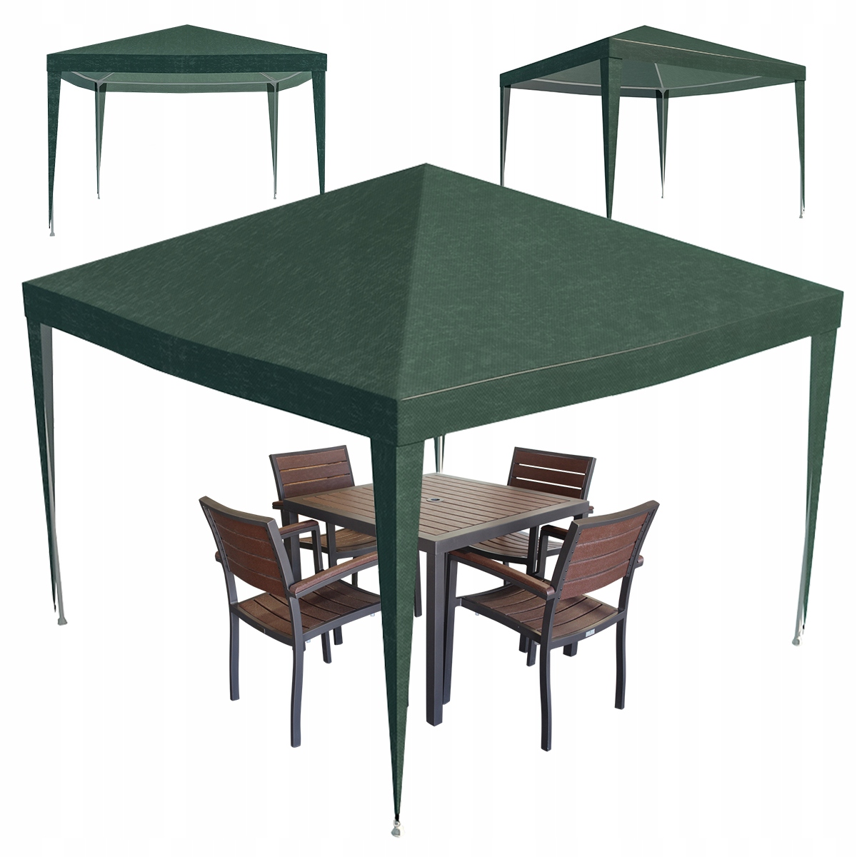 Střecha Pro Pavilon, obložení Obchodního Zahradního Stanu 3x3 m, 4 stěny