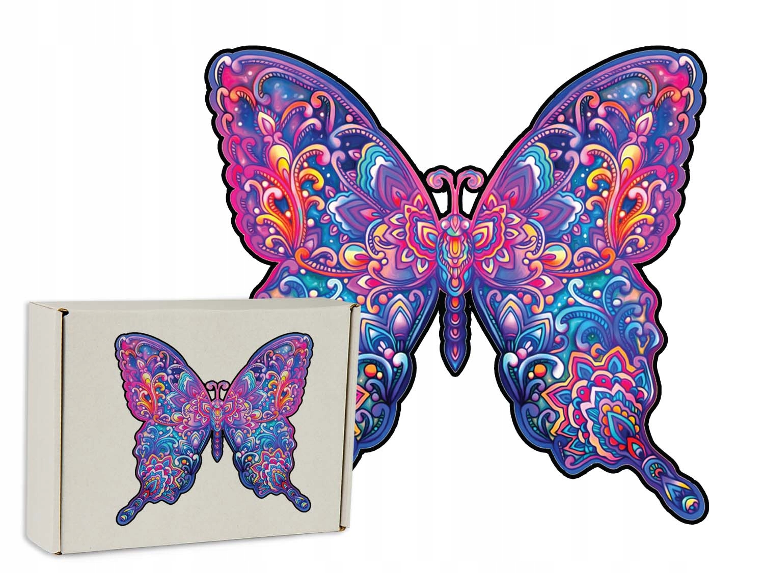 

Puzzle Drewniane dla dorosłych Motyl XXL