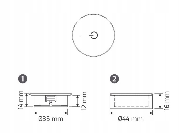 WYŁĄCZNIK RF OLI ze ściemniaczem, czarny Marka Design Light