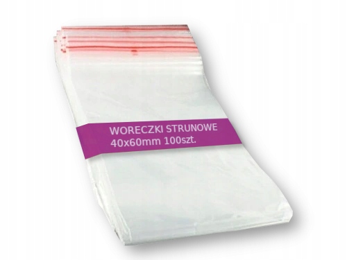 WORECZKI STRUNOWE 40x60 Torebki strunowe 100szt