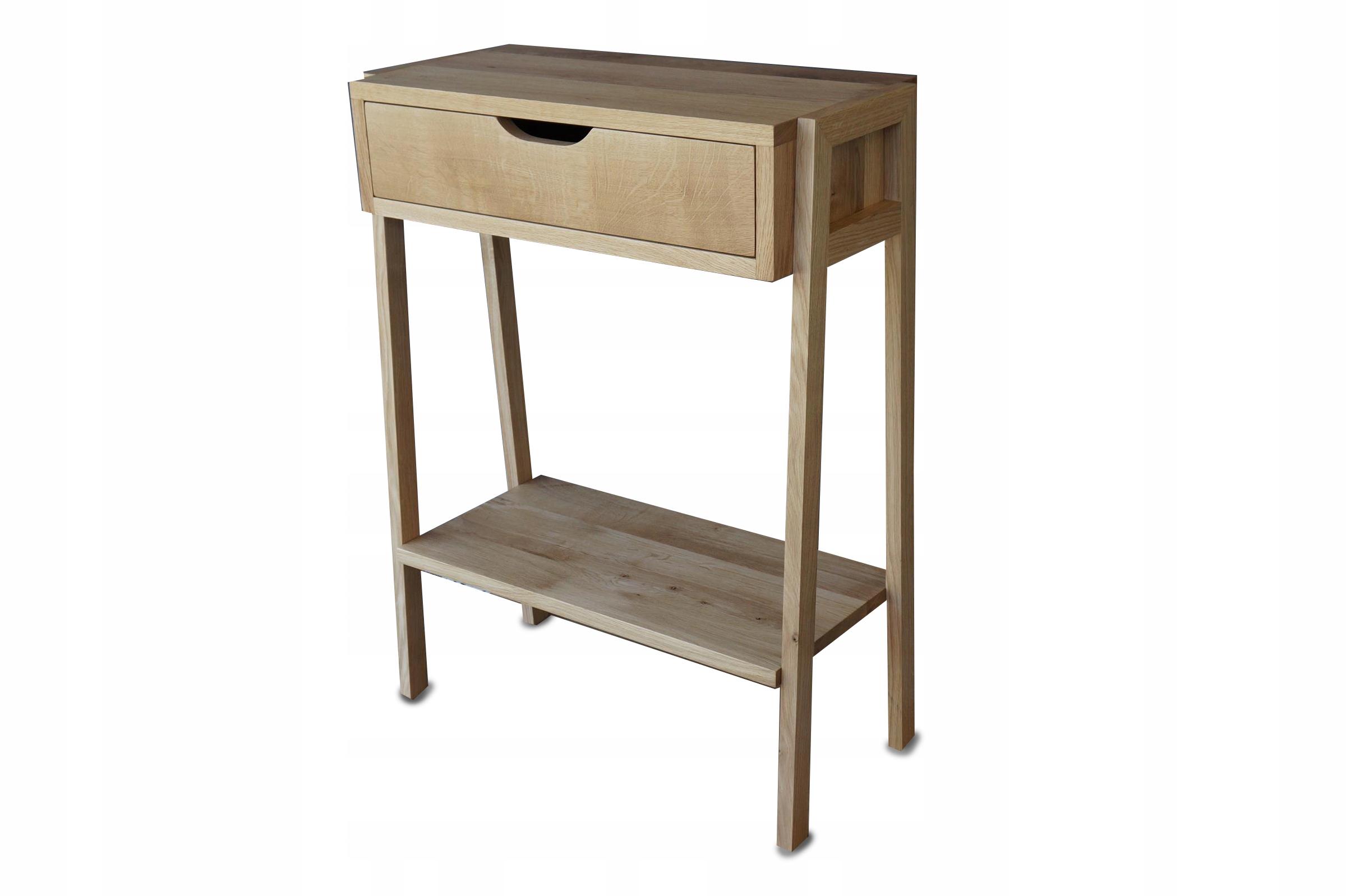 KONSOLA LOFT Z SZUFLADĄ 80x28x80 CM LITY DĄB