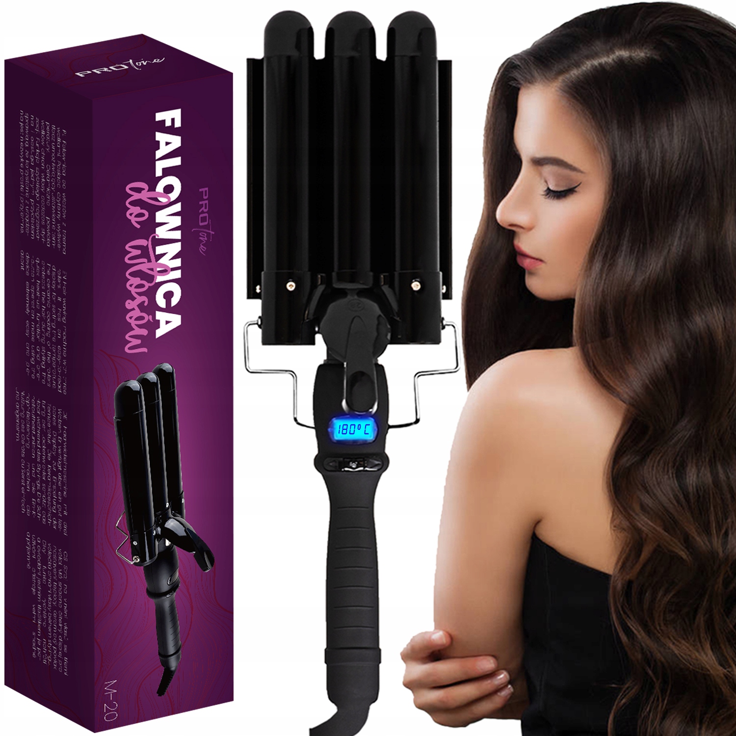 

Falownica Do Włosów Lokówka Karbownica LCD 130W